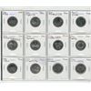 Image 1 : Complete set of 12 Canadian 2000 Millennium 25 Cents. One for each month.