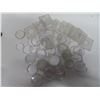 Image 2 : Lot of 50 Hard Plastic Holders for Canadian coins. Most are for Silver Dollars. Used.