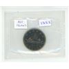 Image 1 : 1968 No Island Nickel Dollar. Housed in its original Royal Canadian Mint plastic. Scarce.