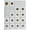 Image 10 : Lot of 152 British Coins. Includes very old half pennies & pennies, 3 pence, 6 pence, shillings, 2 s
