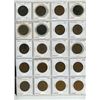 Image 9 : Lot of 152 British Coins. Includes very old half pennies & pennies, 3 pence, 6 pence, shillings, 2 s