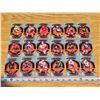 Image 1 : 24-'25 Tim Horton's Frozen Hotshots set #1-18 - hockey cards