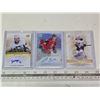 Image 1 : 3 UD #'D RC Daniel Sprong auto 329/399, Jonas Brodin auto 696/699, Mikhail Grigorenko auto
