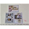 Image 1 : 3 Auto #'D Jersey RC Ryan Murphy #151 068/375, J. Lauzon #107 107/249, D. Sprong 05-DA 023/275