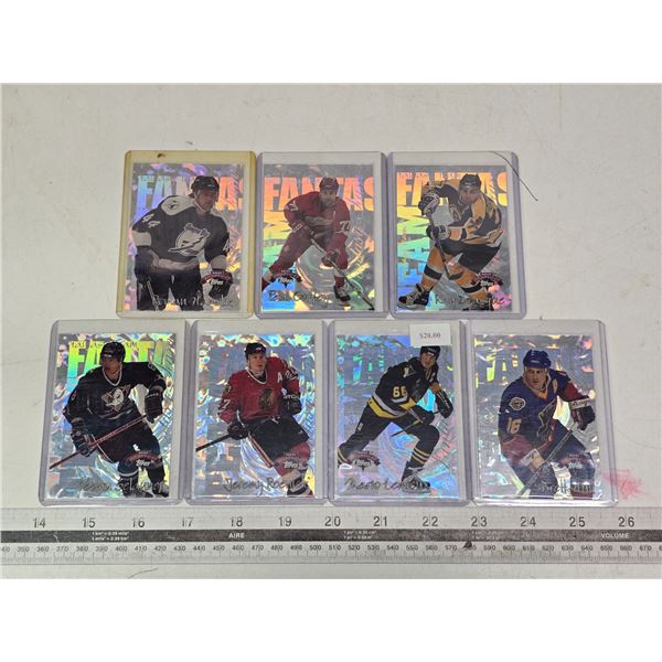 7x - 96-96 Topps Fantasy team FT - 21, 18, 15, 12, 9, 7, 4