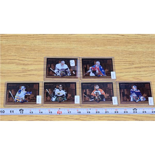 6x - 96-97 Canadian Ice "Les Gardiens" #'D XXXX/1500 9-10, 8, 7, 8, 5, 1