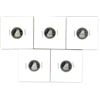 Image 2 : 5x Canadian silver proof 10 cent coins - 1996-99, 2001 - non magnetic