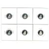 Image 2 : 6x Canadian silver proof 10 cent coins - 1997, 2001-03, 2007 - non magnetic