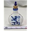 Image 3 : Vintage snuff bottle, w/ lion graphic - Schmalzler made in Bavaria - approx 4"