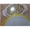 Image 2 : Pyrex - Verde Olive 1 1/2 qt Divided Dish with Lid