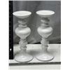 Image 1 : Set of Candle Sticks (White).