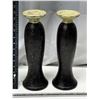Image 1 : Set of Candle Sticks (Black).
