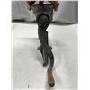 Image 8 : Vintage Meat Grinder Metal with Vintage Wrench and Metal Braket Holder.