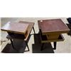 Image 3 : 2 Mid Century End Table / Side Table.