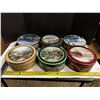 Image 2 : Set of 6 Christmas Tins .