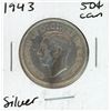 Image 1 : 1943 Canada 50 Cents Silver Coin.