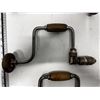 Image 4 : 3 Vintage Craftsman Hand Drill Brace.