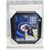 Image 1 : Andrew Ladd Winnipeg Jets hockey captain picture + stamps framed with COA- brand-new- 20"x18"