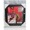 Image 1 : Jason Spezza Ottawa senators centre picture+ stamps framed 20"x18"- brand-new with COA