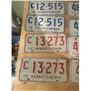 Image 2 : 4 Pair of Saskatchewan license plates - 1973-76