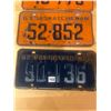 Image 3 : 4 Saskatchewan license plates - 1962-63 & 1966