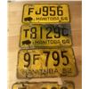 Image 2 : 5 - 1952 Manitoba license plates