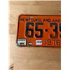 Image 2 : 1976 Newfoundland and Labrador license plate