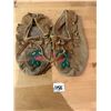 Image 1 : Moccasins, native hand crafted - 10" heel to toe