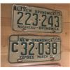Image 2 : 4 New Brunswick license plates - 1972, 1974-75
