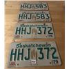 Image 2 : 2 Pair - 1978 & 1979 Saskatchewan license plates