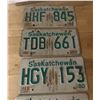 Image 2 : 5 Saskatchewan license plates - 1977-78, 1980-82