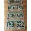 Image 3 : 5 Saskatchewan license plates - 1977-78, 1980-82