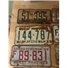 Image 2 : 8 - 1950s Saskatchewan license plates - as found
