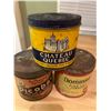 Image 2 : 3 Round Tobacco tins - Chateau, Dominion and Picobac