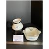 Image 1 : Corning Ware 6 cup cornflower tea pot no lid, 7 cup casserole with lid