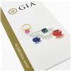 Image 2 : Antique Victorian 10k Gold GIA Lab Grown Old Round Pink Sapphire Solitaire Ring