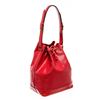 Image 2 : Louis Vuitton Red Epi Leather Noe Shoulder Bag