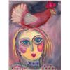 Image 1 : Susan Manders Chicken with Lady Underneath