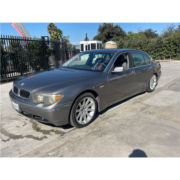 BMW 745I 2003 T-DONATION