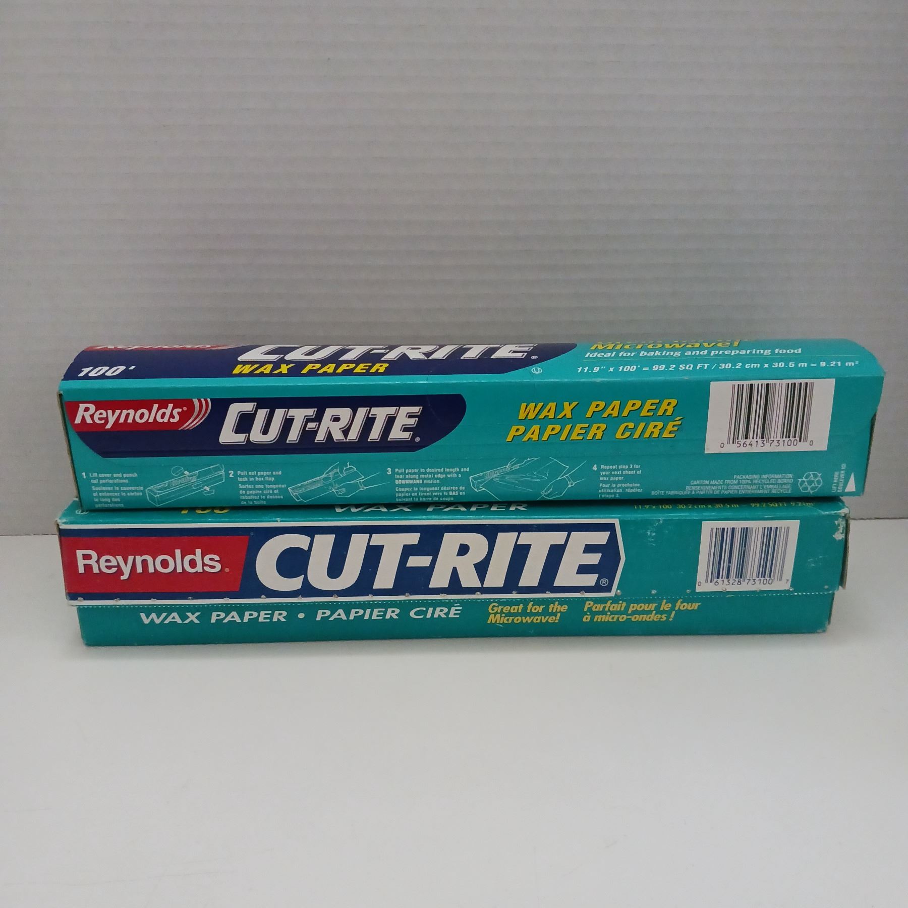 Two New Reynolds Cut-Rite Wax Paper, 100ft roll