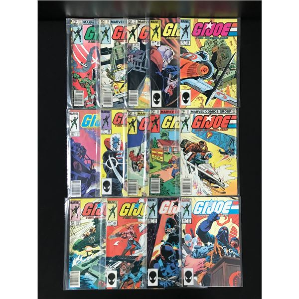 LOT OF 14 G.I. JOE COMICS (MARVEL COMICS)