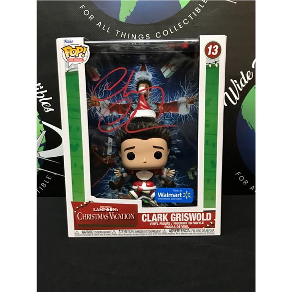 CHEVY CHASE SIGNED CLARK GRISWALD CHRISTMAS VACATION FUNKO POP! (BECKETT COA)