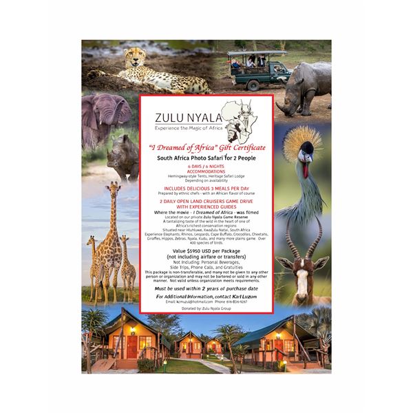 Zulu Nyala Photo Safari