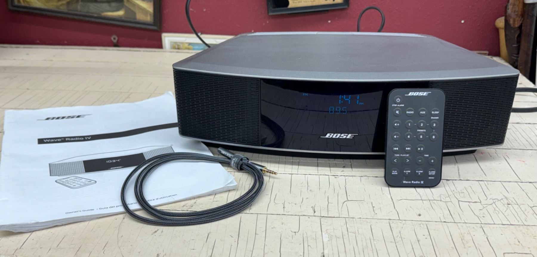Bose Wavecast Rx BOSE WAVE RADIO IV, WITH REMOTE CONTROL - WORKS!