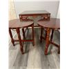 Image 2 : Theseira Side Table With 2 Nested Drop Leaf Tables