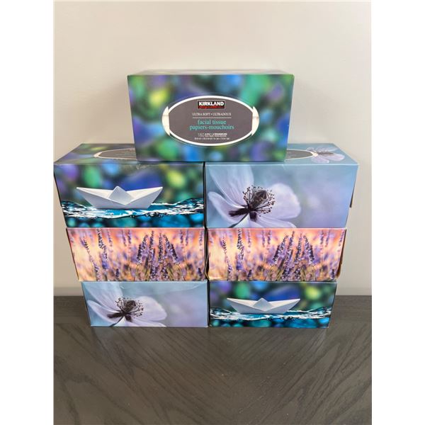 7 Boxes Ultra Soft 3-Ply Kirkland Facial Tissues