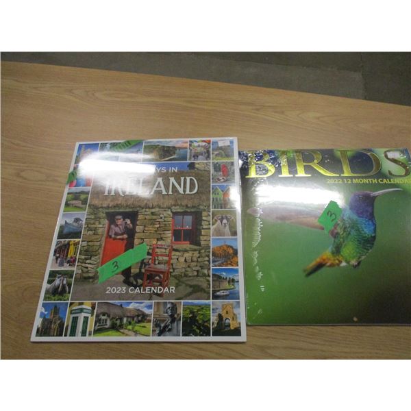 IRELAND CALENDAR & BIRDS CALENDAR
