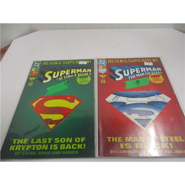 1993 SUPERMAN COMICS (NO. 12 & 13)