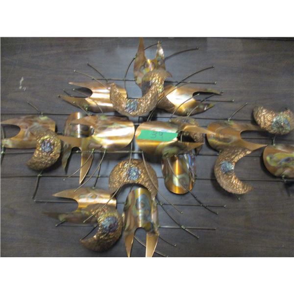 ESTATE:  APPROX. 36" METAL ART