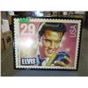 Image 1 : ESTATE/COLLECTABLE:  FRAMED ELVIS PRESLEY POSTAGE STAMP PICTURE